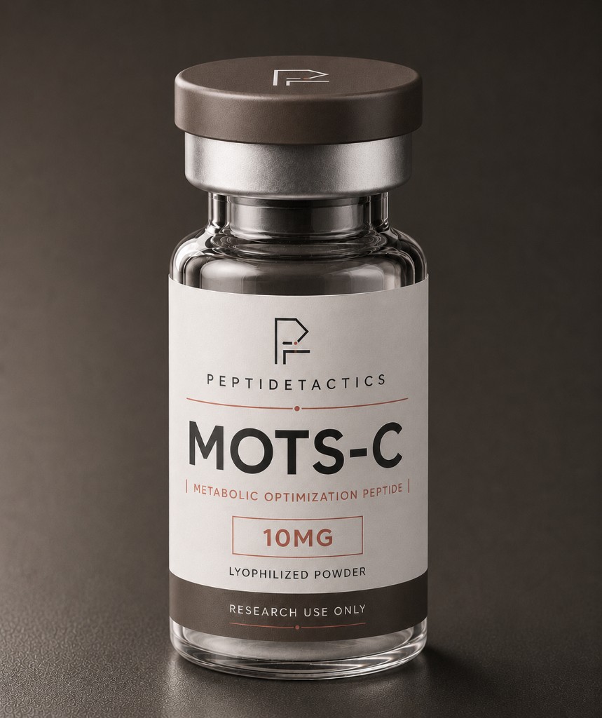 Peptide Tactics MOTS-C 10 mg research material vial